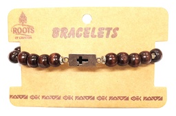 [ROC-BRA] ROC Wood Cross Bracelet