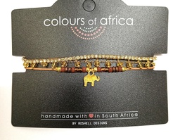 [ROSH-BRA] COA Brown Gold Bracelet